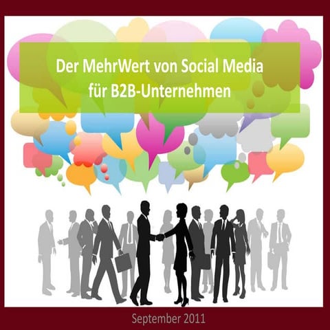 Der MehrWert von Social Media im B2B