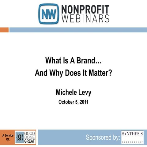 What Is A Brand…And Why Does It Matter?