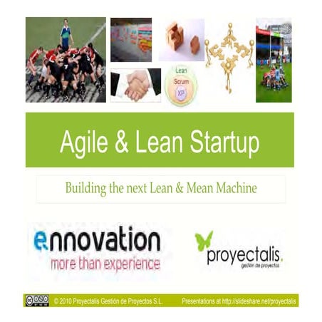 Agile and the Lean Startup - E-nnovation conference