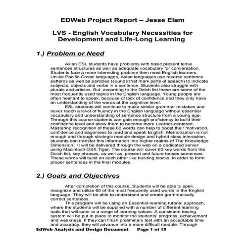 Project Proposal