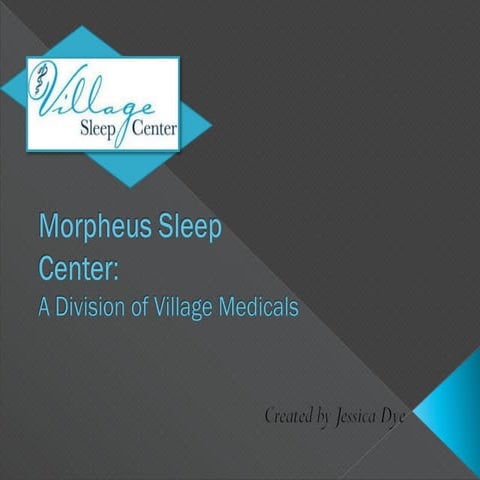 Sleep Center Presentation