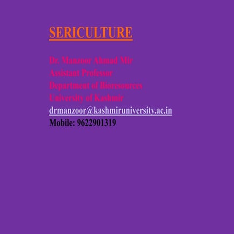 1111032743BR15103CR15Sericulture  and Sericulture Industry in Indiasericultur...