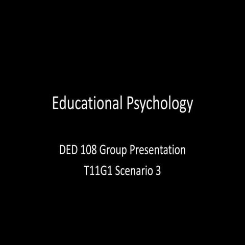 EdPsyc T11G1 Scenario 3