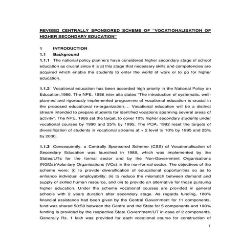 vocational education