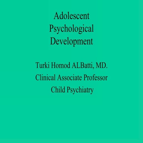 Adolescent Psychology Presentation Slides.ppt