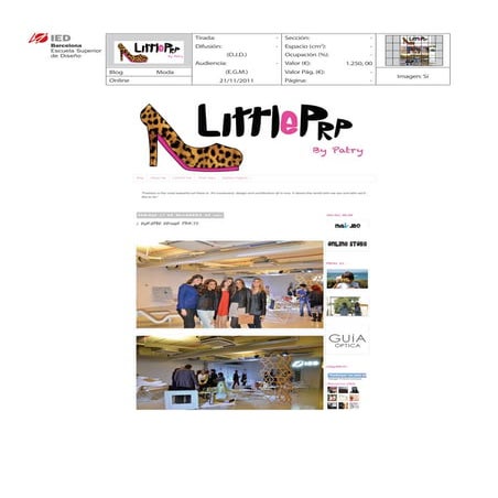 Clipping Little PRP 21/11/11 @ IED Barcelona