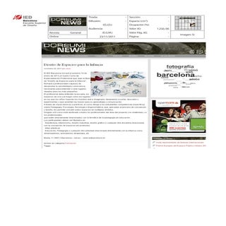 Clipping Dormi News 23/11/11 @ IED ...