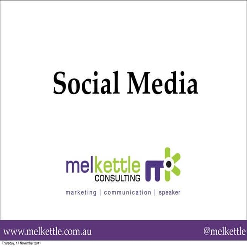 Social media for business