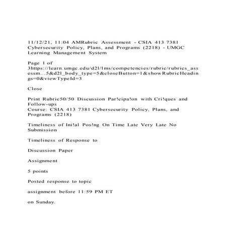 CSIA 485 Project #3 Detailed Assignment DescriptionSelec.docx