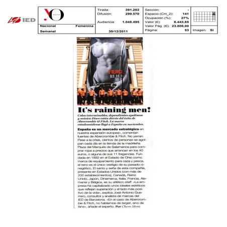 Clipping YoDona 30/12/11 @ IED Barcelona