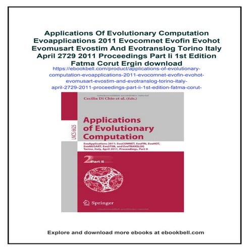 Applications Of Evolutionary Computation Evoapplications 2011 Evocomnet Evofi...