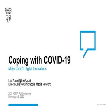 Coping with COVID-19