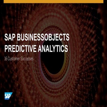 Customer Successes - Predictive Analytics v5
