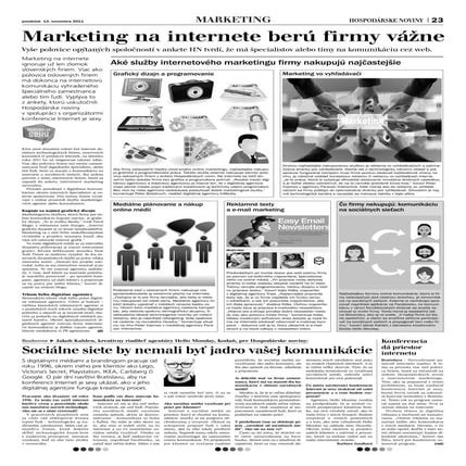 Marketing na internete berú firmy vážne