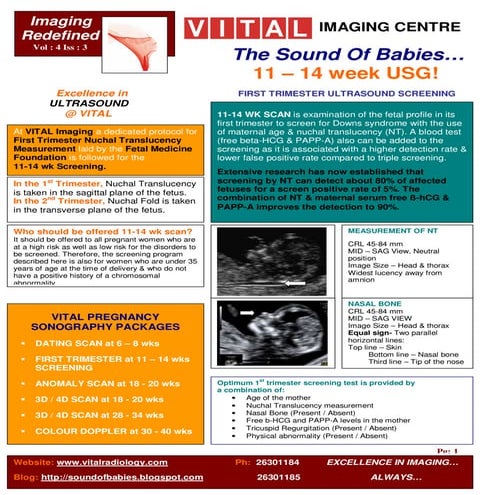 11-14 Wks Sonography