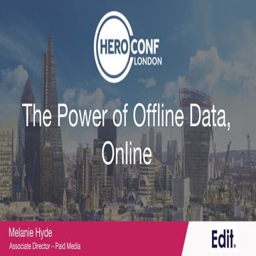 The Power of Offline Data, Online