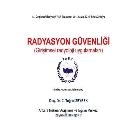 Radyasyon güvenliği,girişimsel radyoloji uygulamaları.ppt