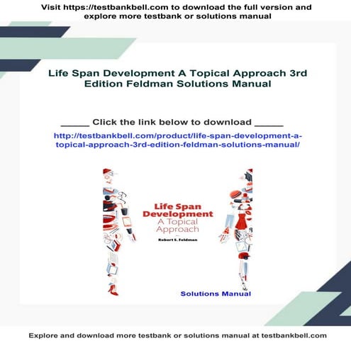 Life Span Development A Topical Approach 3rd Edition Feldman Solutions Manual