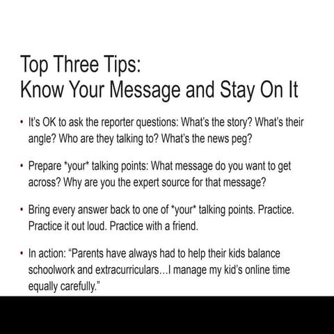 Media-Ready in Three Easy Steps