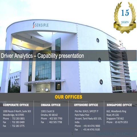 Sensiple Transport Analytics Solution
