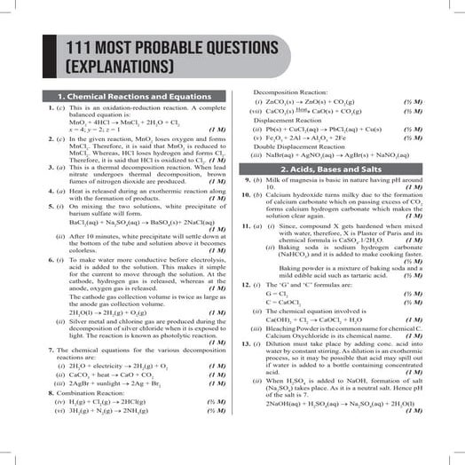 111 Most Probable Questions (Explanations) Science.pdf