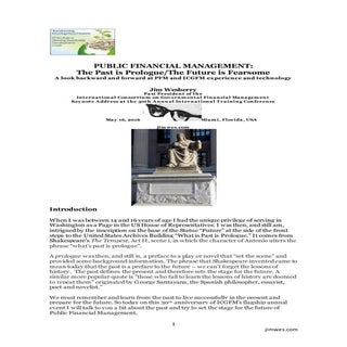 Public Financial Management: The Pa...