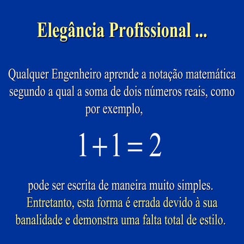 Notações Matemáticas 