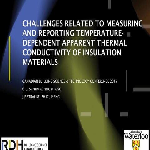 Challenges Related to Measuring and Reporting Temperature-Dependent Apparent Thermal Conductivity of Insulation Materials
