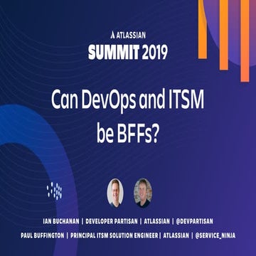 Can DevOps and ITSM be BFFs?