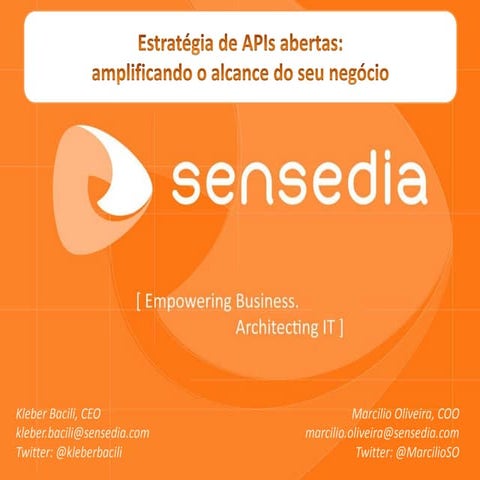 Estratégia de APIs Abertas