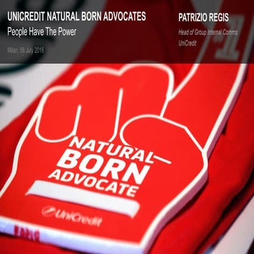 Natural born advocates - Patrizio Regis
