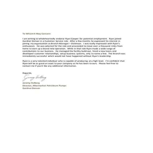 Ryan Cooper Letter of Recommendation1
