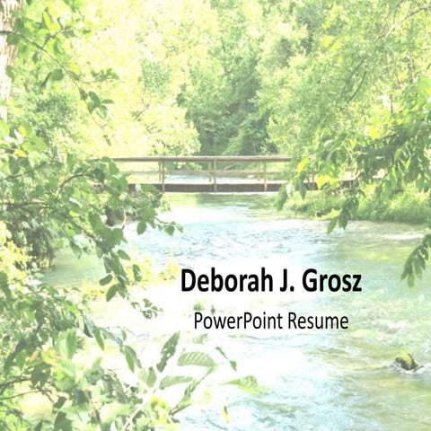 PowerPoint Resume 12/20/11