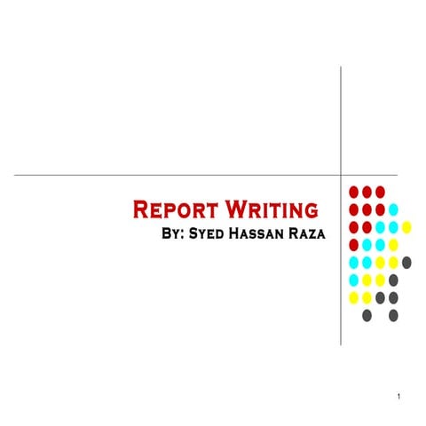 1123 report writing