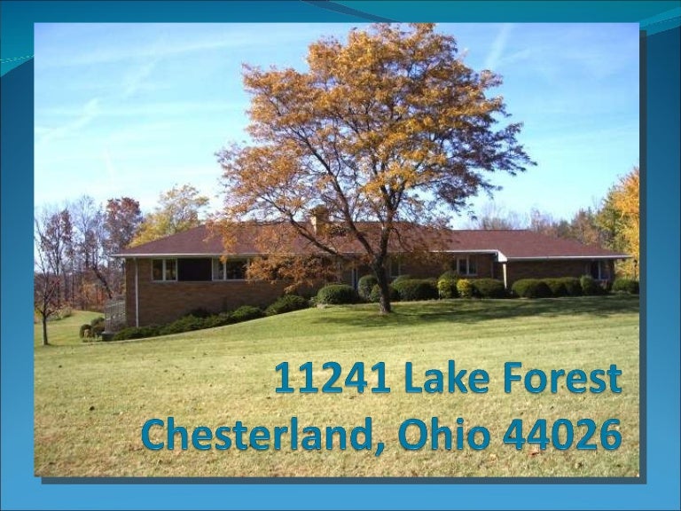 11241 Lake Forest, Chesterland, Ohio