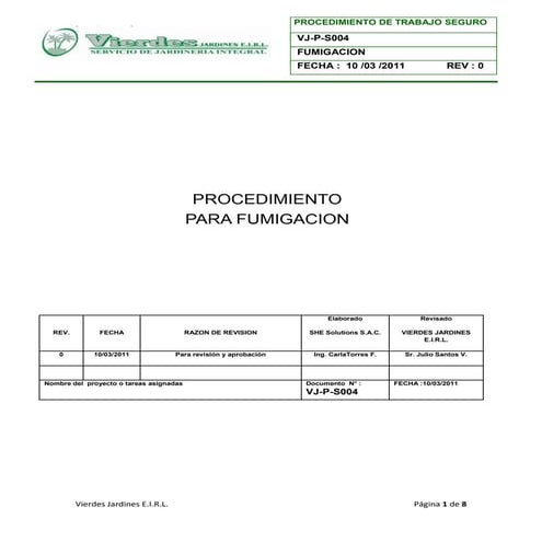 Manual fumigacion | PDF