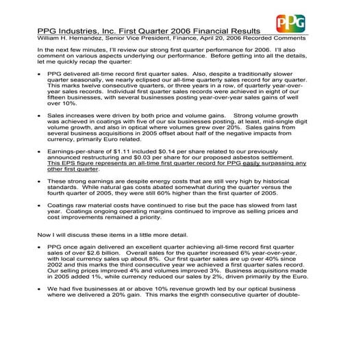 1Q06Transcriptprerecordcoments