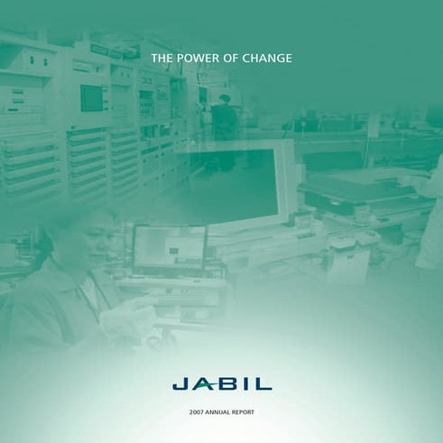 jabil circuit Annual Report 2007