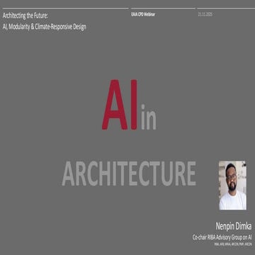 Architecting the Future: AI, Modularity &amp; Climate-Responsive Design | PDF