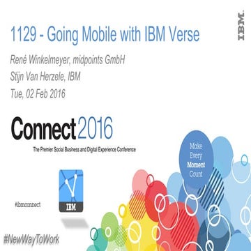 Connect 2016 - Going Mobile With IBM Verse