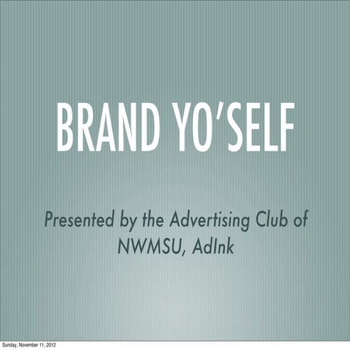 Brand Yo'Self