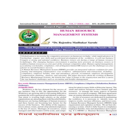 RESEARCH ANALYSIS AND EVALUATION