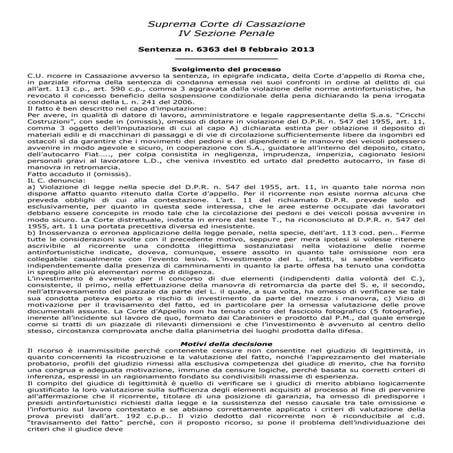 113   sentenza responsab-datore_terzi_occasionali