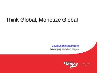 Mobile Game Asia 2015 Bangkok: Think Global Monetize Global