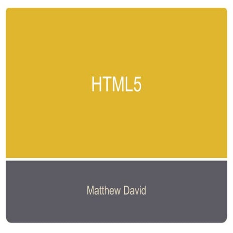 HTML5