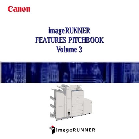 Canon ImageRunner 5075 Features