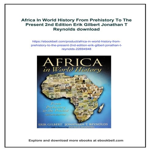 Africa In World History From Prehistory To The Present 2nd Edition Erik ...
