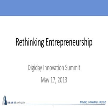 Hearst at DIS: Rethinking Entrepreneurship