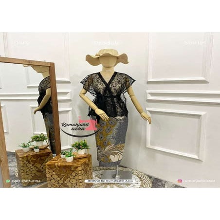 Madebyhara - Nixie Outer Bahan Brukat Jaguar