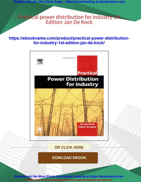 Electric Power Distribution Reliability 1st Edition Richard E